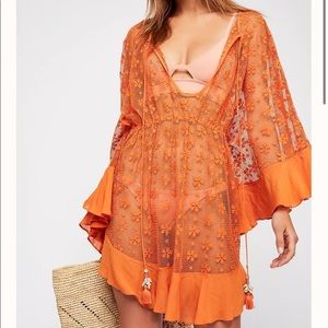 Free People Kokomo Beach Cover Up Size M/L